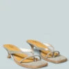 WINSLET Heeled Thong Sandal In Bronze -Rag & Co Shop WINSLETHeeledThongSandalinBronze RCSH2380 Bronze 2