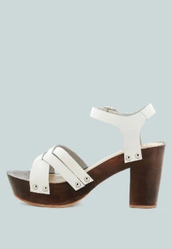 VELMA White Ankle Strap Sandal -Rag & Co Shop WhiteCriss CrossAnkleStrap RCSH1858Sandal 6