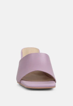 Audriana Lilac Textured Block Heel Sandals -Rag & Co Shop audrianatexturedblockheelsandals RCSH4170 lilac 1