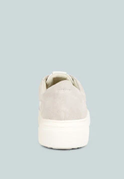 ENDLER Color Block Leather Sneakers In White -Rag & Co Shop endlercolorblockleathersneakers RCSH4205 off white 8