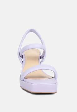 JOSLYN Slingback Block Heel Sandals In Lilac -Rag & Co Shop joslynSlingbackBlockHeelSandals RCSH4245 lilac 1