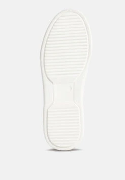 MAGULL Solid Lace Up Leather Sneakers In Pink -Rag & Co Shop magullsolidlaceupleathersneakers RCSH4206 pink 8