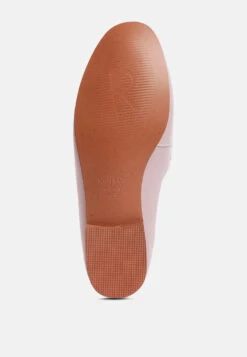 MERVA Chunky Chain Leather Loafers In Lilac -Rag & Co Shop mervachunkychainleatherloafersRCSH4106Lilac 7