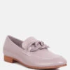 MERVA Chunky Chain Leather Loafers In Lilac -Rag & Co Shop mervachunkychainleatherloafersRCSH4106Lilac 9