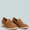 MOORE Lead Lady Loafers In Tan -Rag & Co Shop mooreleadladyloafers RCSH2376 tan 8