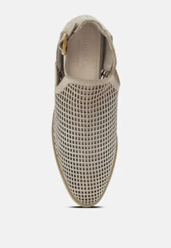 ROSALYN Beige Block Heeled Cut-Out Sandal -Rag & Co Shop rosalynblockheeledcut outsandal RCSH2113 beige 10